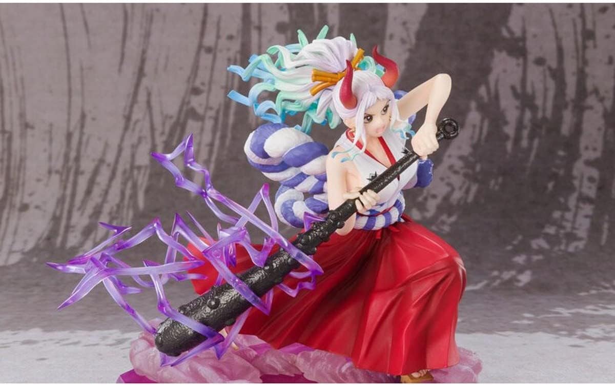 Figuarts Zero One Piece Extra BATTLE BAS62135 Yamato - Thunderring Bagua, Approx. 6.3 inches (160 mm), ABS & PVC, Pre-painted Complete Figure