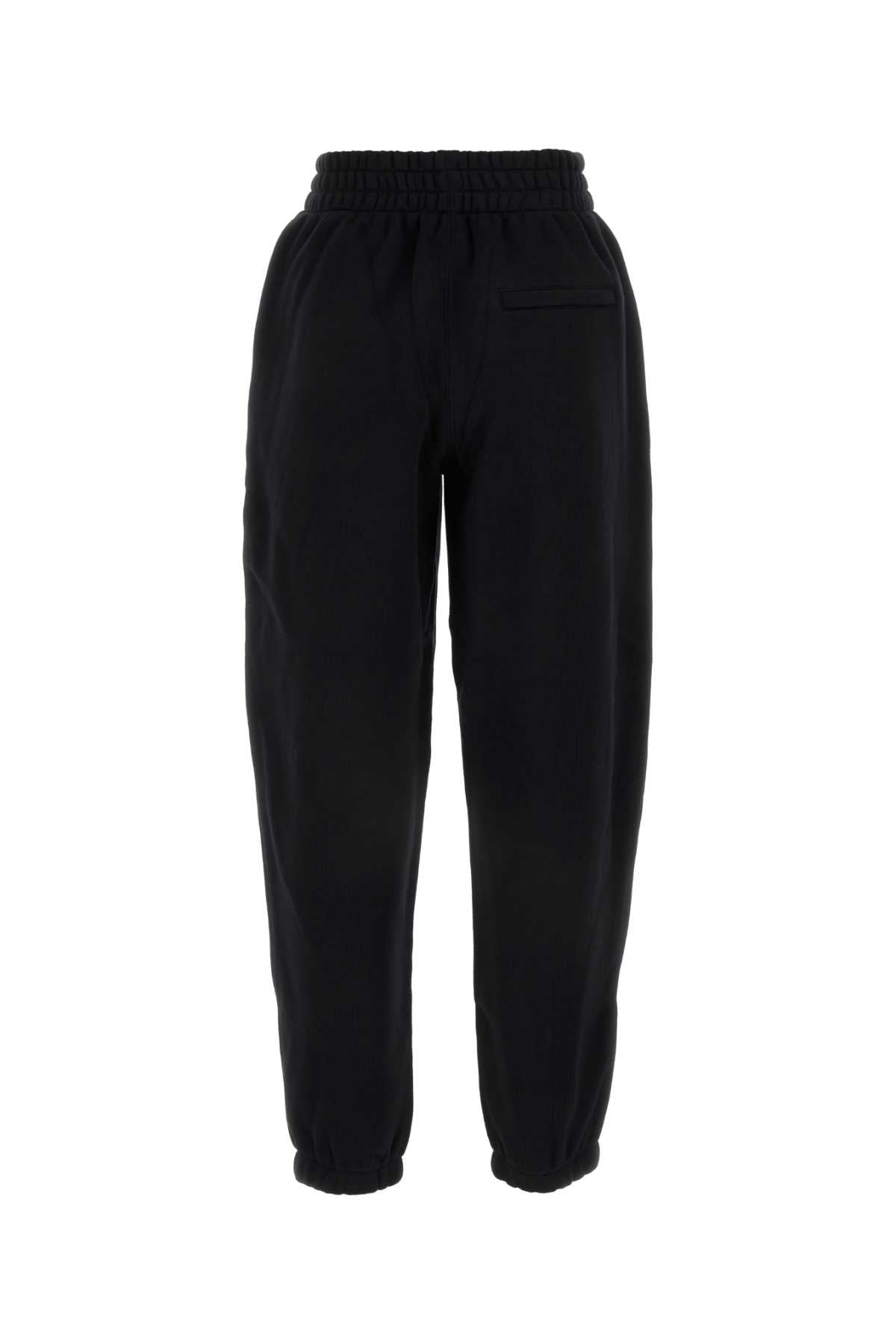 T By Alexander Wang TによるAlexander Wang Black Cotton Joggers - Image 2