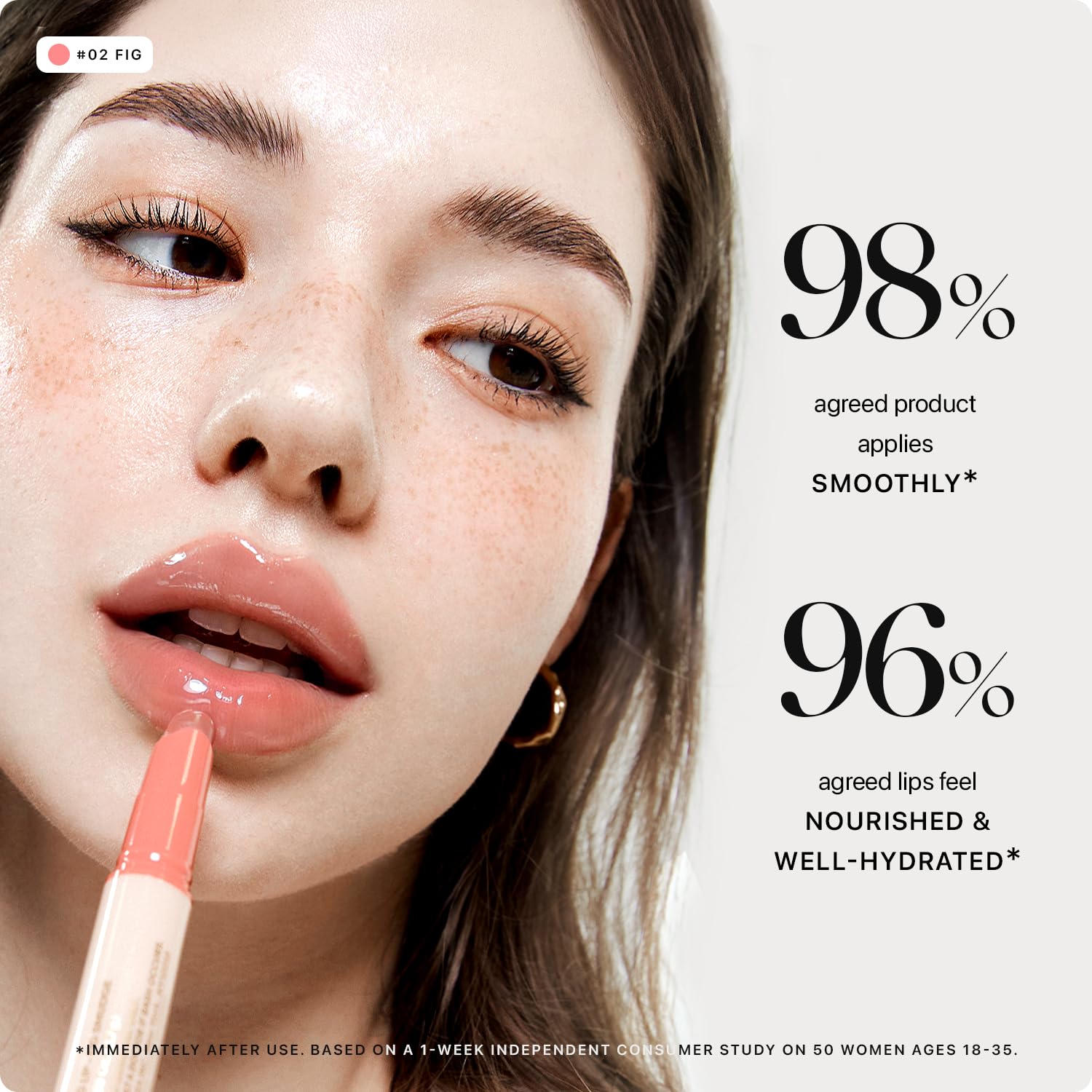 Nature Republic HONEY MELTING LIP (02 FIG) SOFT LIP STICK, Hydrating Gloss, Moisturizing balms, Sheer tint, Shine & Nude, Glowy Finish, korean make up