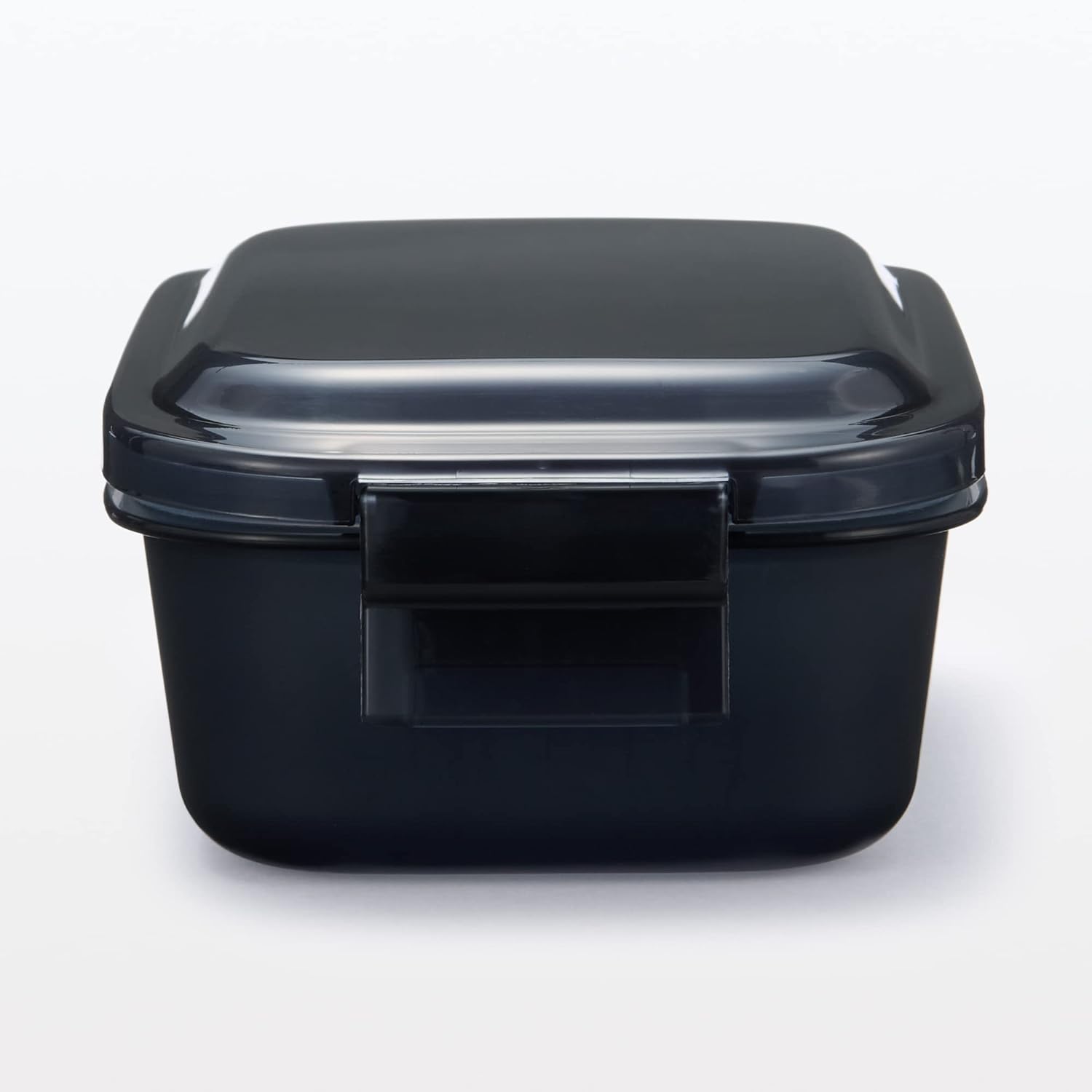 Mu-in Ryohin Easy-to-Wash Bento Box, Black, 500mL, 82994292