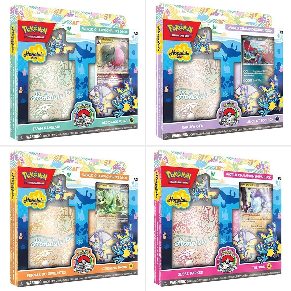 2024 Pokemon TCG World Championship Deck (1 Random Deck)