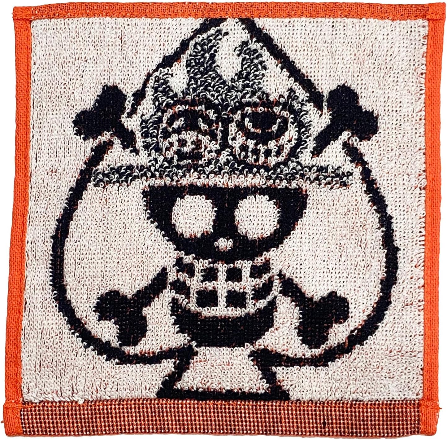 BANDAI 6765008200 One Piece Mini Towel, Mini Ace, Small, Mini Size, Approx. 5.9 x 5.9 inches (15 x 15 cm)