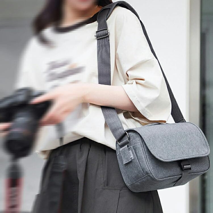 CYBERGARAGE COOLPIX P1100 REF Camera Bag, Men's, Shoulder Handbag, Shoulder Strap Attached, Compatible with DSLR and Lens Storage, Camera Case, Nikon Coolpics P1100, SLR Camera Bag, Girls, Cute, Boys