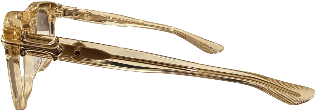 CHROME HEARTS 'SLIDN' CRYSTAL YELLOW GLASSES