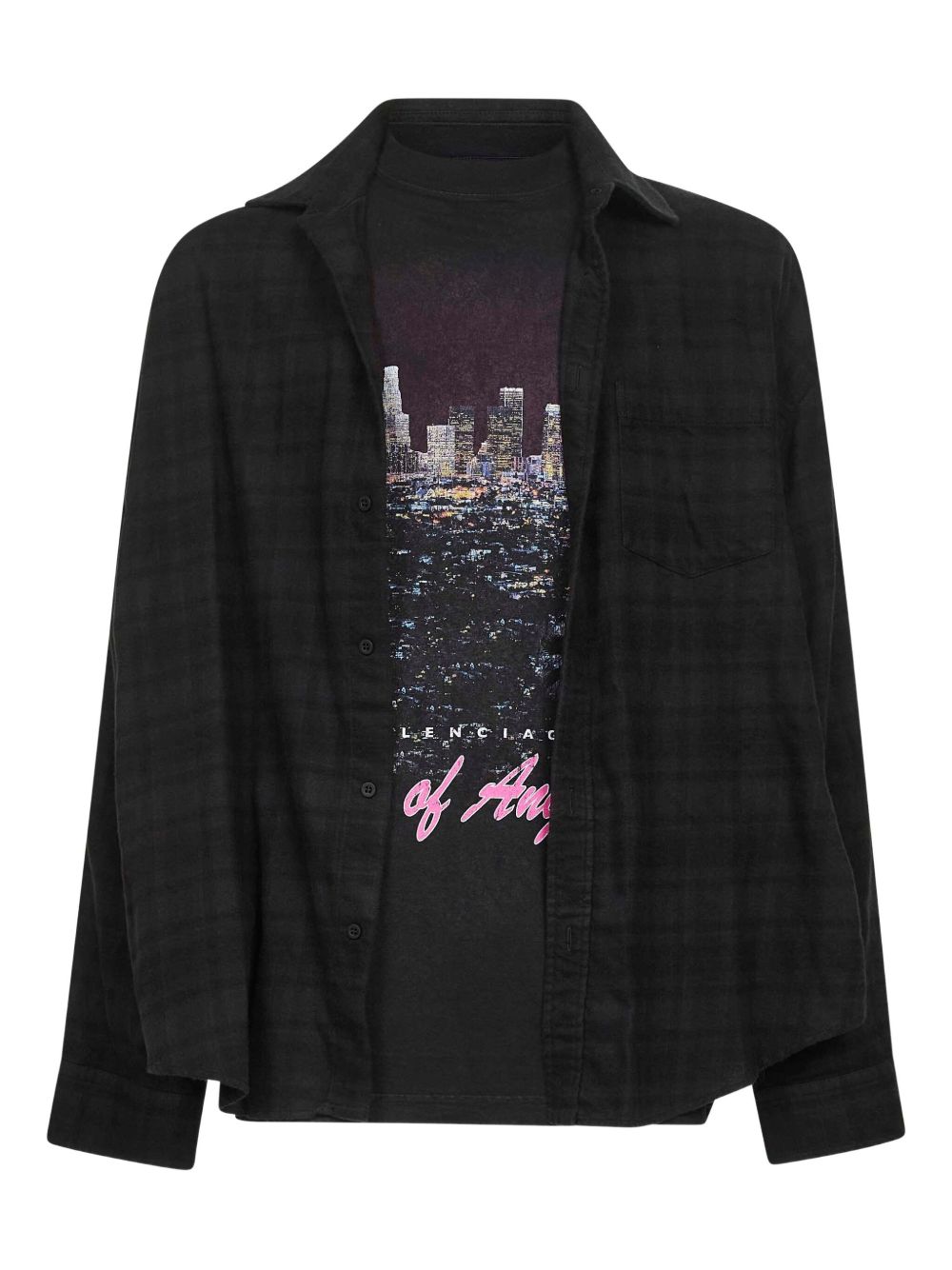 Balenciaga バレンシアガレイヤードコットンシャツ - Image 2