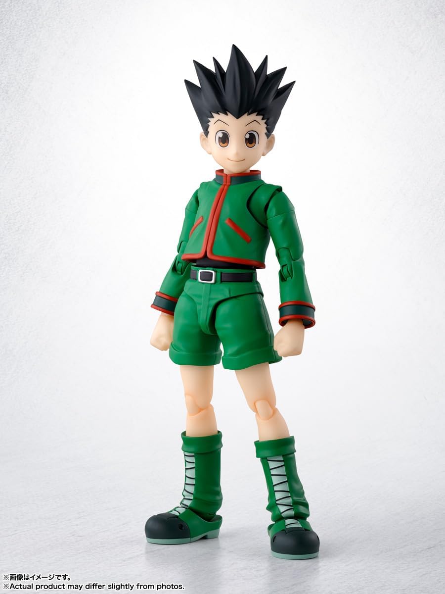 TAMASHII NATIONS S.H. Figuarts Hunter x Hunter Gon, Approx. 5.3 inches (135 mm), PVC & ABS, Pre-painted Action Figure