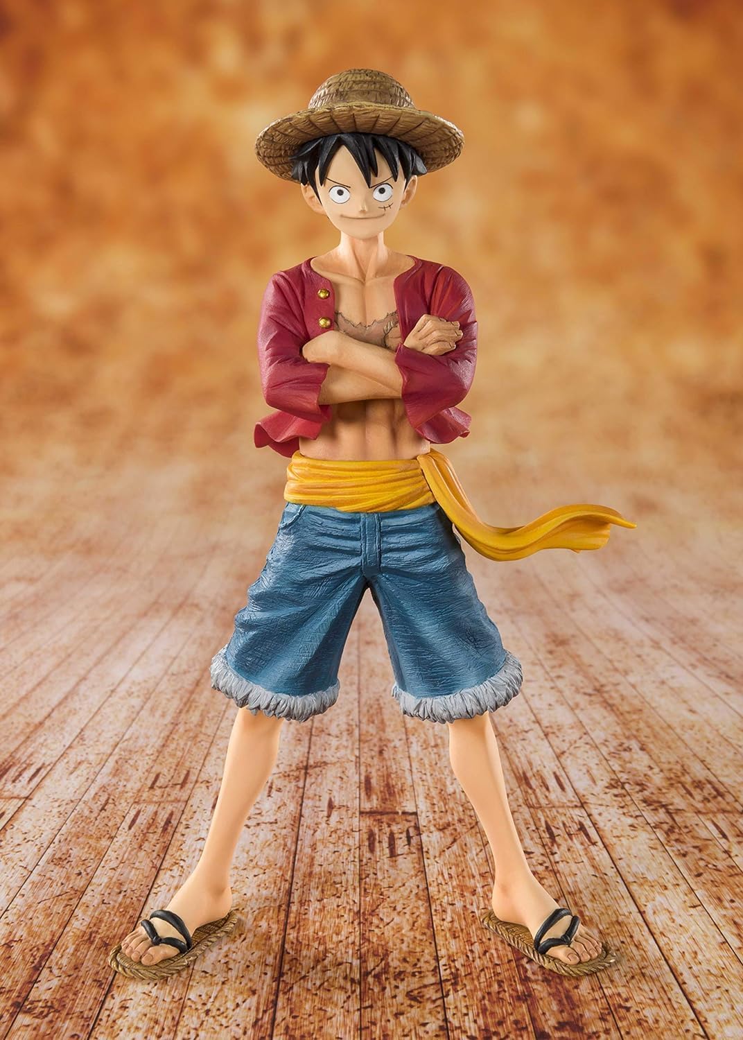 Figuarts Zero One Piece Straw Hat Luffy (Resale Version), Approx. 5.5 inches (140 mm), PVC & ABS, Pre-painted Action Figure