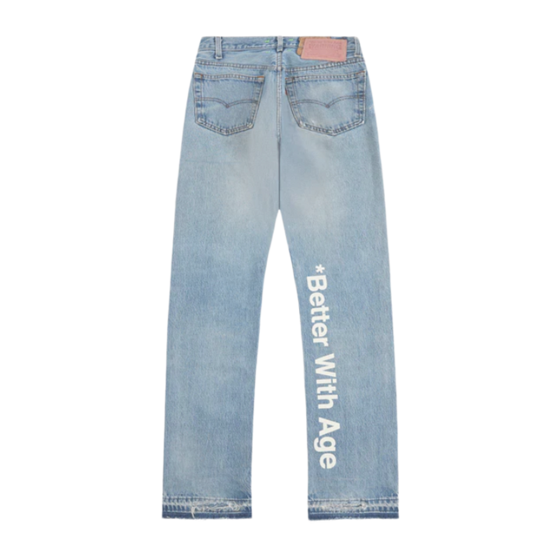 BETTER WITH AGE 'CROISET DENIM' LIGHT BLUE JEANS