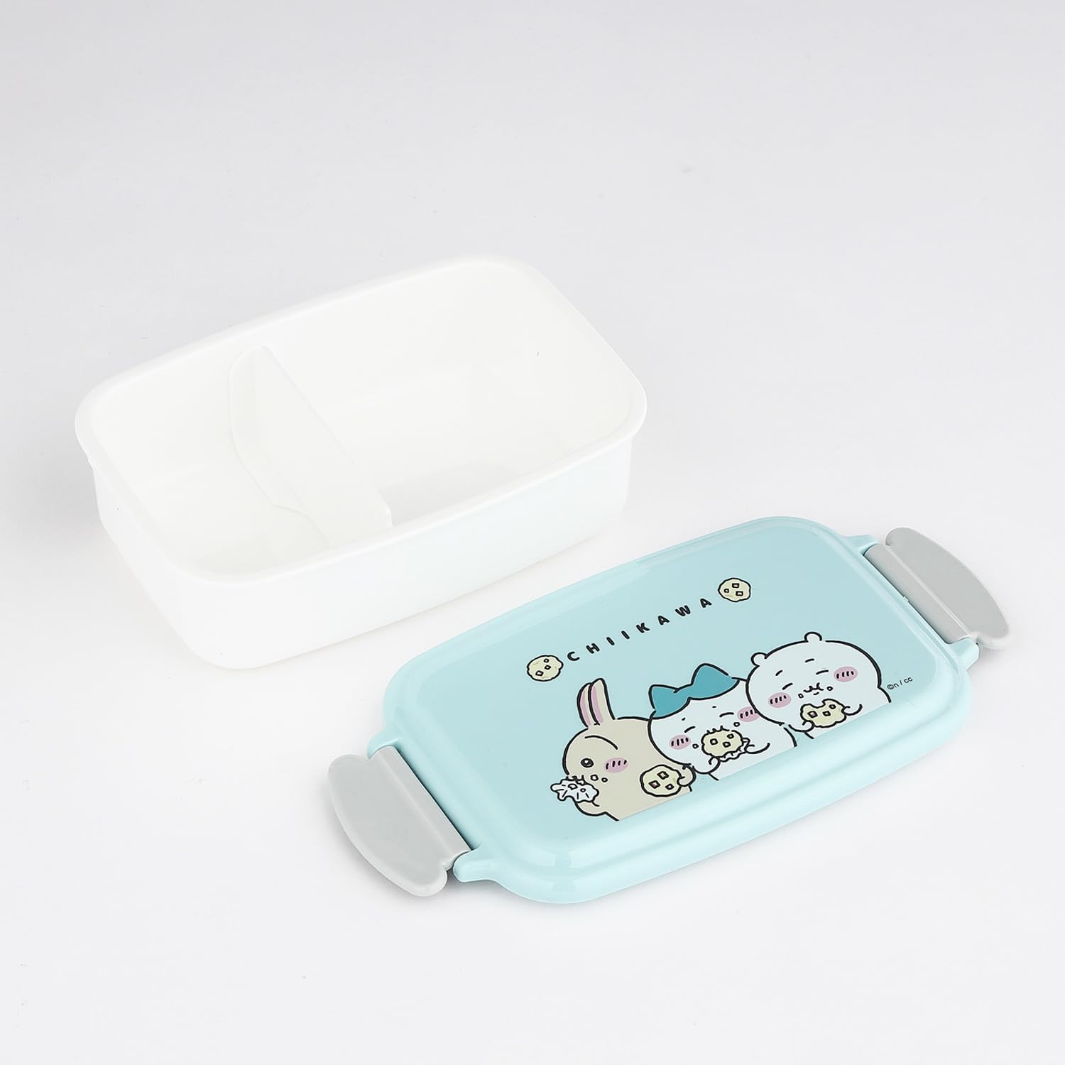OSK PL-1R Bento Box Lunch Box, 16.9 fl oz (500 ml), Chiwa, Blue, Dishwasher Safe, Storage Container with Dividers, Microwavable, Made in Japan