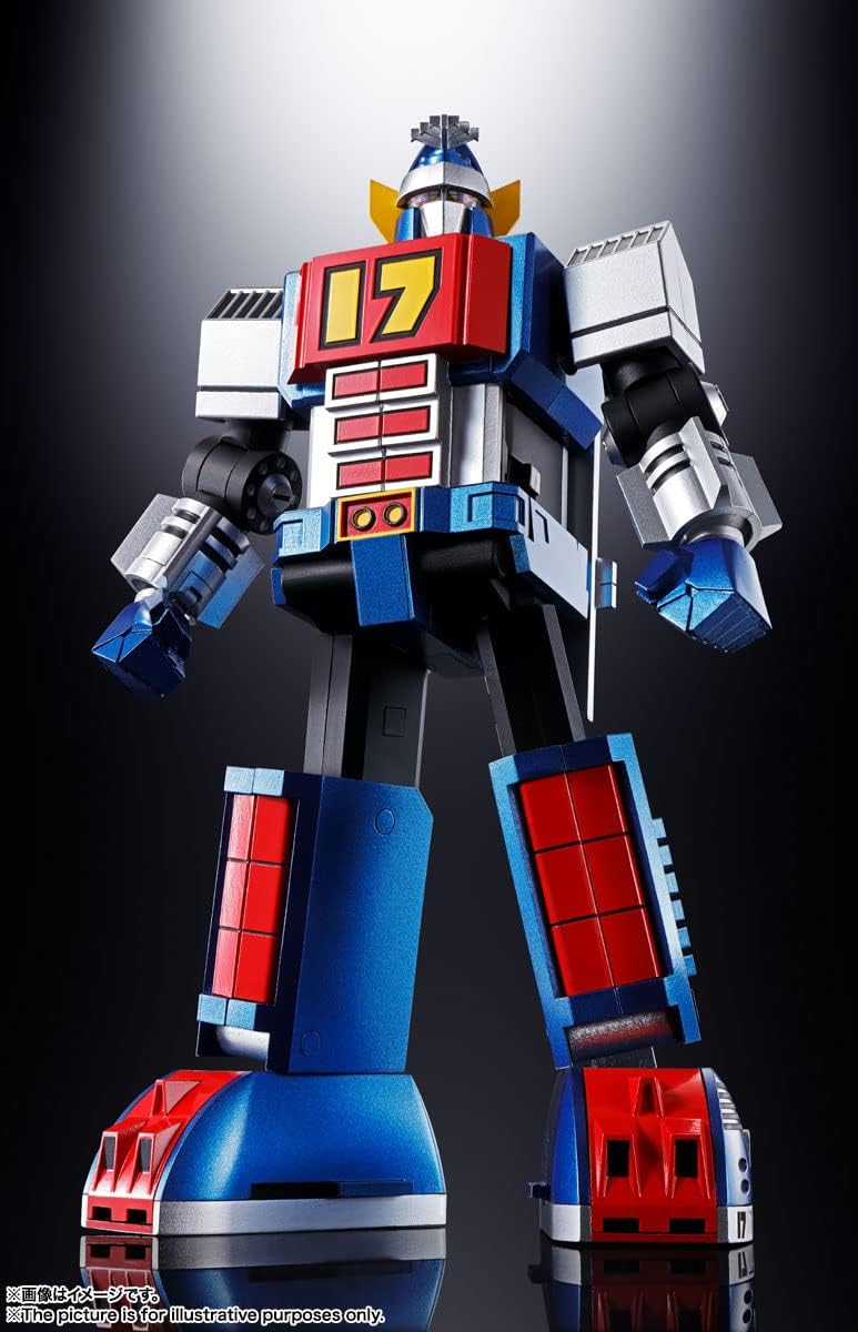 Soul of Chogokin GX-101 Daitetsujin 17, Approx. 7.1 inches (180 mm), PVC & ABS & Die Cast Pre-painted Action Figure