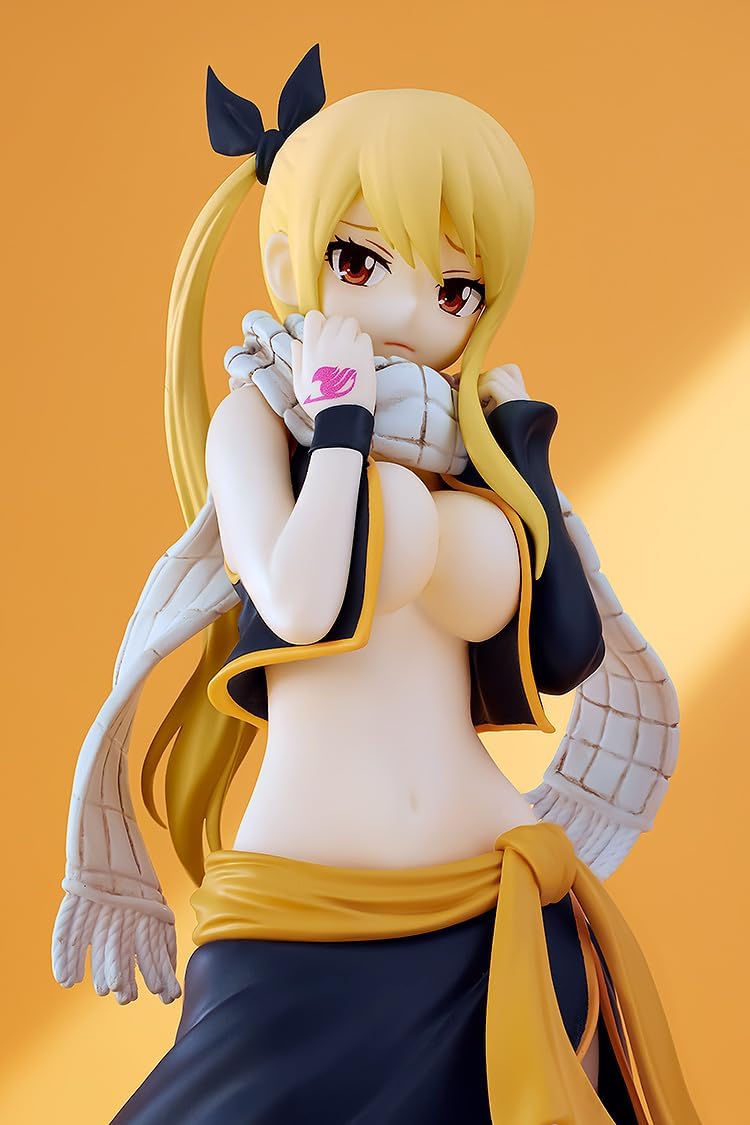 POP UP PARADE FAIRY TAIL Lucy Heartfilia Natsu Costume Ver. L Size, Non-scale, Plastic, Pre-painted Complete Figure