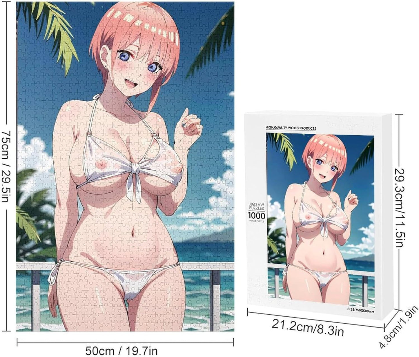 Quintessential Bride Puzzle, Recreational Anime Goods, Popular, Adults, Unisex, Lovers Toy, First Choice, Wooden, Cartoon, Wall Decor, Birthday Gift, 300/500/1000pcs