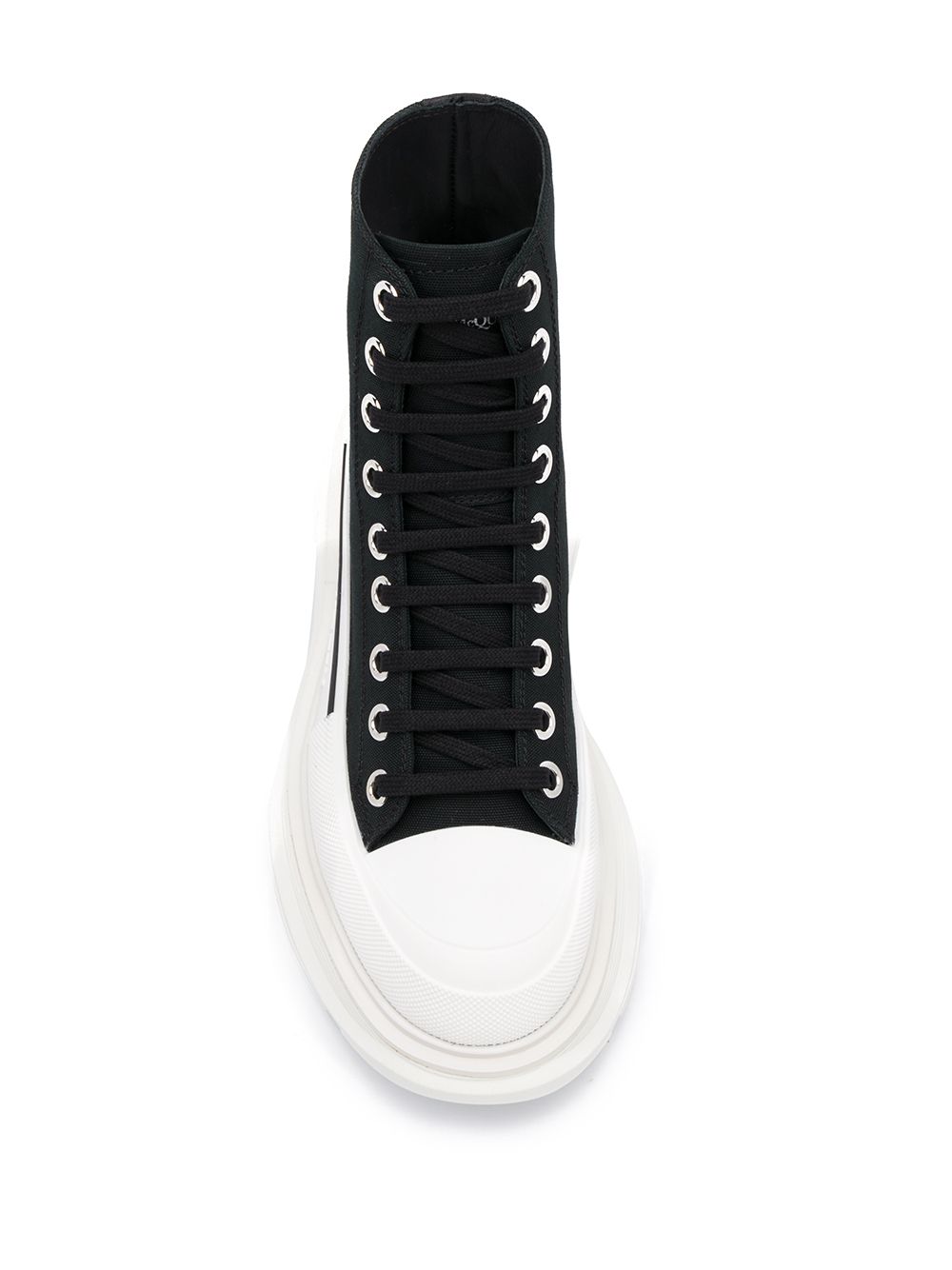 Alexander McQueen アレクサンダーMCクイーントレッドスリックアンクルブーツ - Image 2