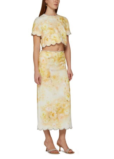 ZIMMERMANN Crush スカロップミディ丈スカート - Image 2
