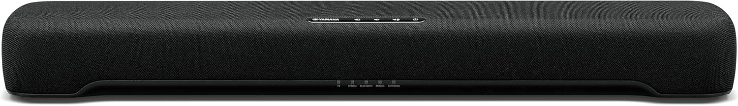 Yamaha SR-C20A Compact Sound Bar 23.6 inches (60 cm) Wide PC Gaming Speaker, Bluetooth Compatible, TV/PC/Smartphone, Black