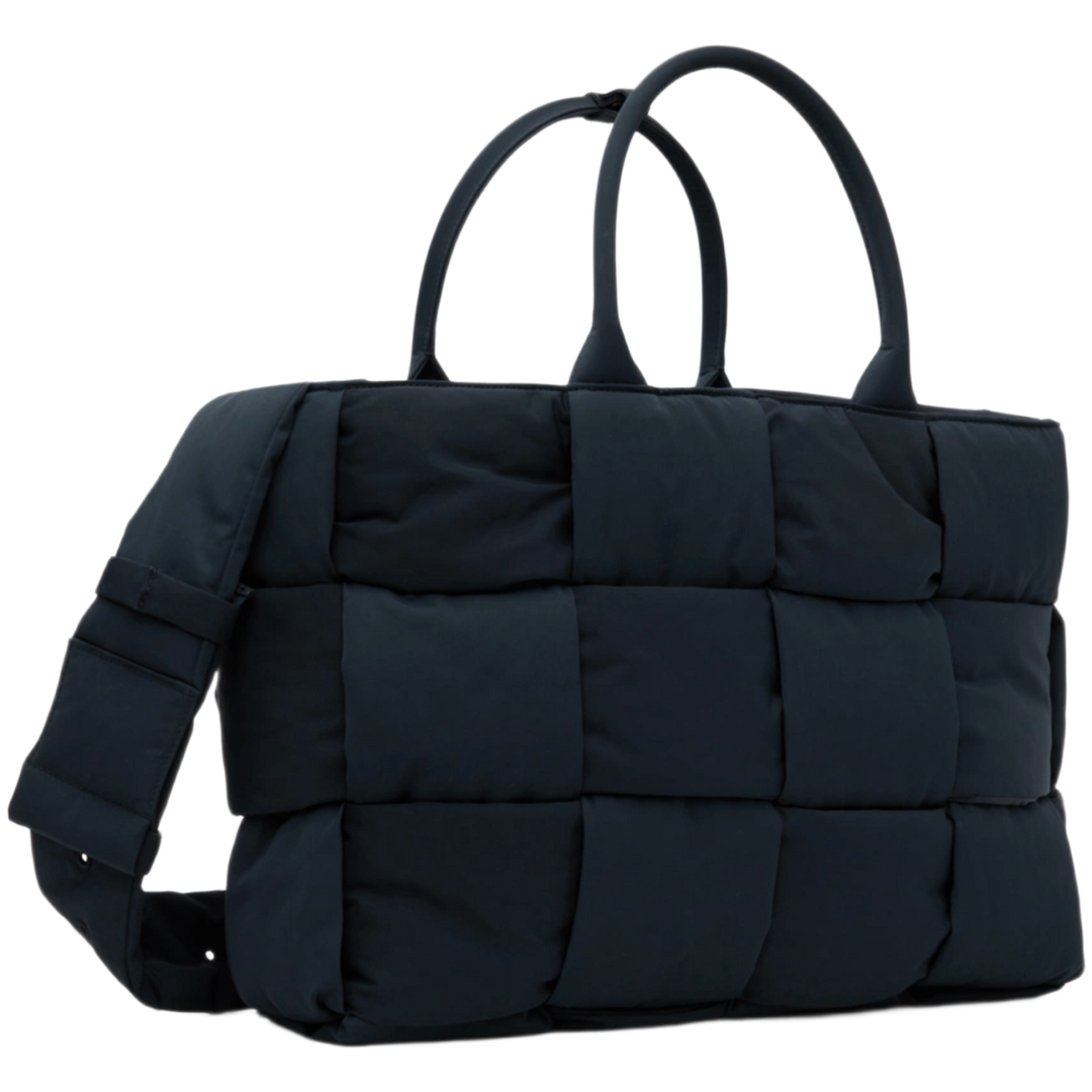 BOTTEGA VENETA 'NAVY' PADDED TOTE BAG