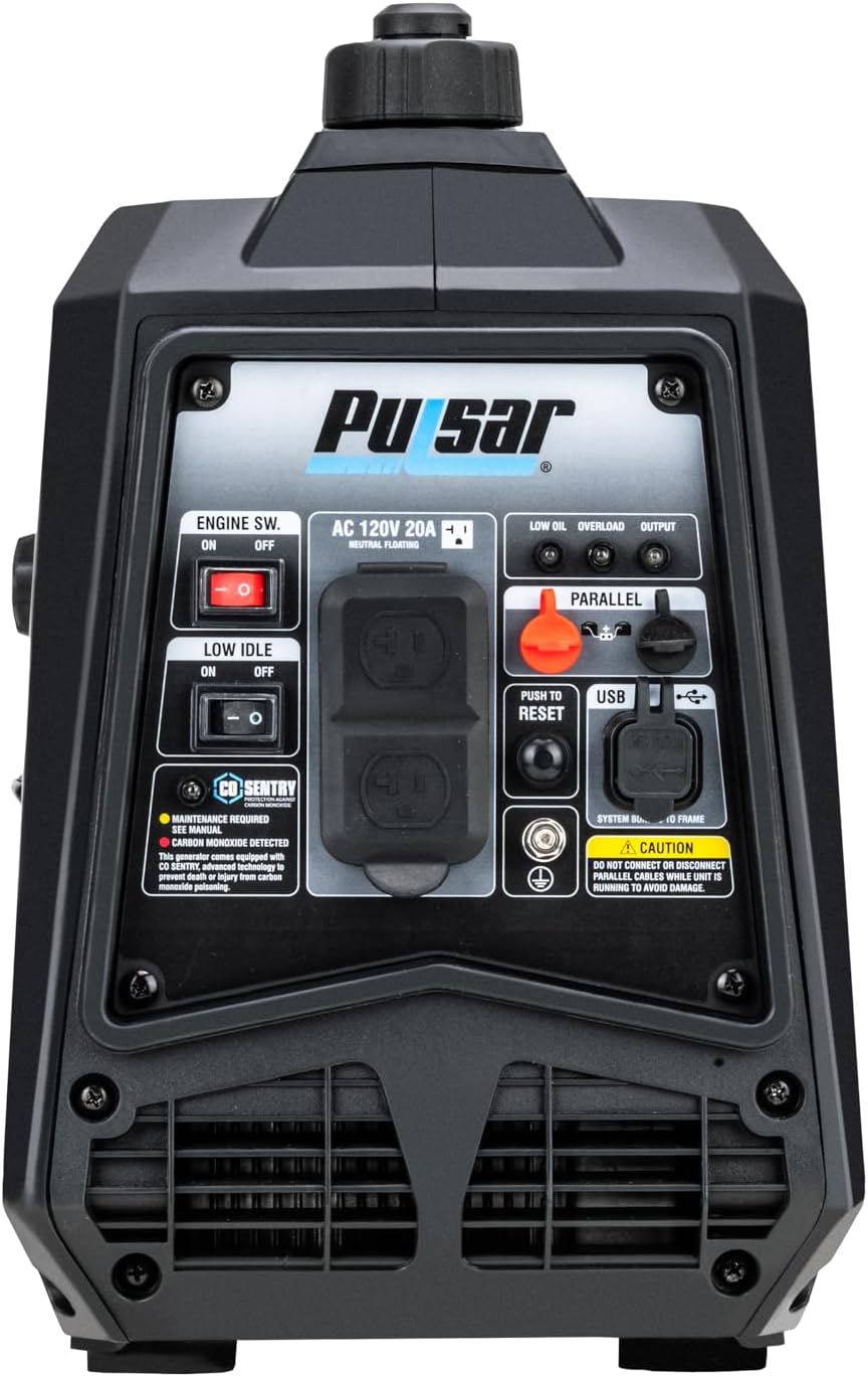 Pulsar PGD16ISCO 1600W Quiet Ultra Lightweight Gas Inverter Portable Generator