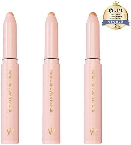 Wonjungyo Metal Shower Undereye Pencil, Waterproof, High Adhesion, 0.06 oz (1.6 g), 02 Sand Moon