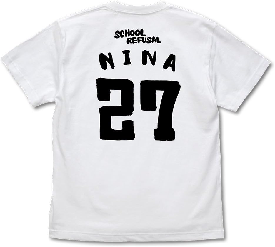 【Official】2D Cospa Girls Band Cry Iseri Nana's "Truancy" T-shirt WHITE XL Size