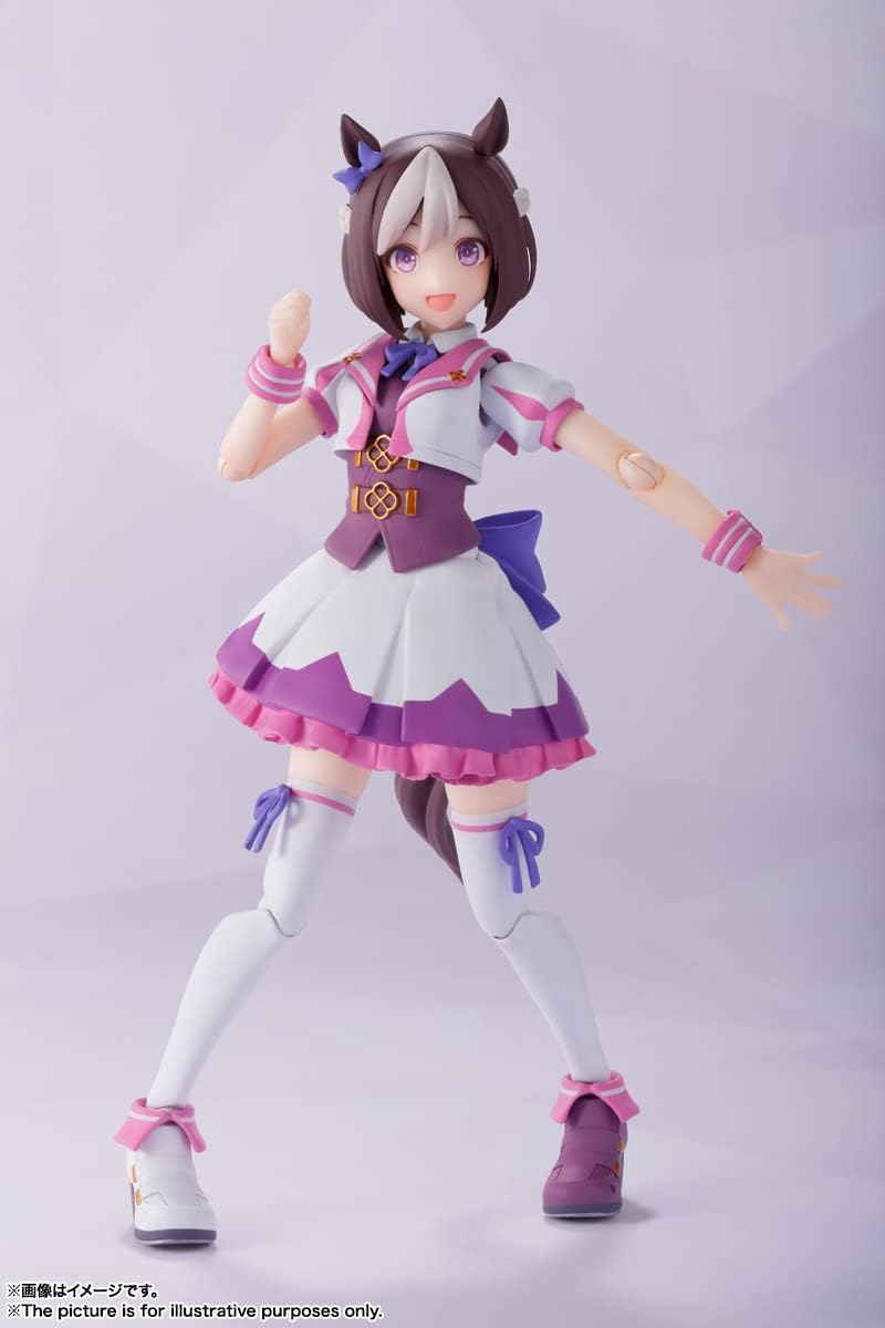 S.H. Figuarts Uma Musume Pretty Derby Special Week, Approx. 5.1 inches (130 mm), PVC & ABS, Pre-painted Action Figure
