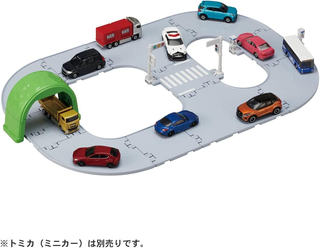 Takara Tomy Tomica Tomica Tomica Easy Kumikaekan Basic Set Mini Car, Toy, For Ages 3 and Up, Toy Safety Standards Passed, ST Mark Certified, TOMICA