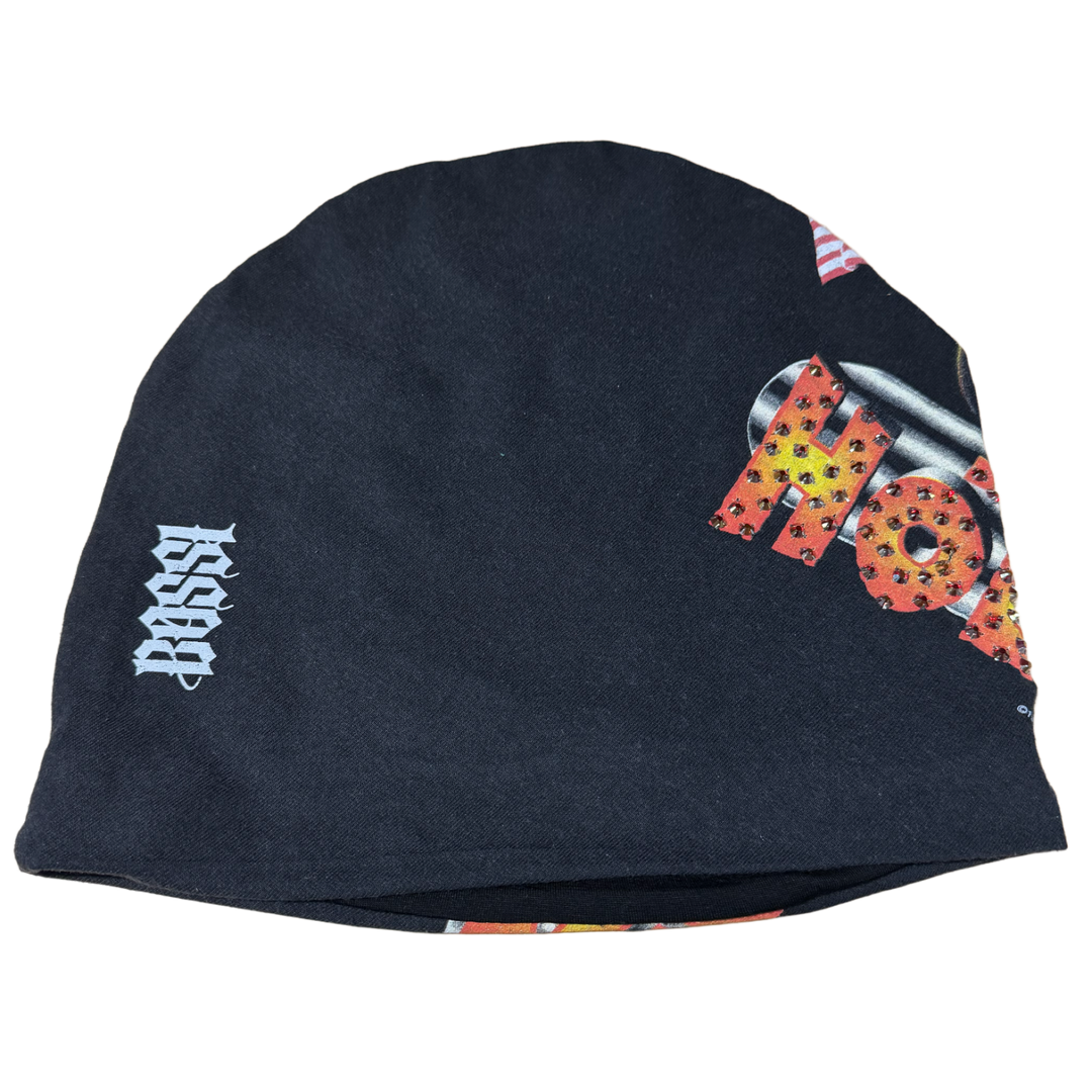 BOSSI 'INDEPENDENCE 1998' RHINESTONE BEANIE