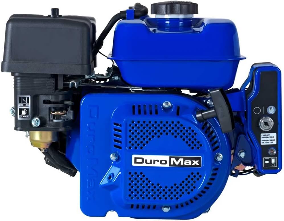 DuroMax XP7HPE 208cc Electric Start Gas Operated 50-State Approved Multi-Purpose Engine Blue