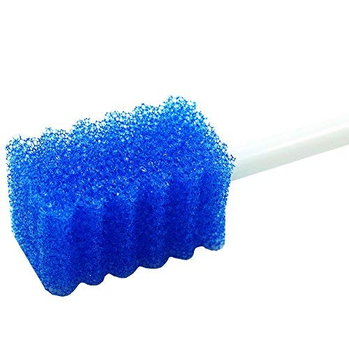 Hisopos de cuidado bucal desechables - Azul 100 unidades