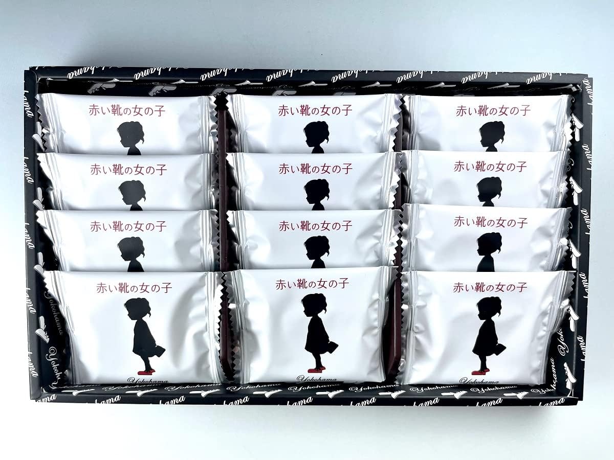 White Langdosha, Set of 12, Red Shoes, Girls, Yokohama Marine Foods, Souvenir, Order, Gift, Present, Candy, Bakery, New Year's Day, Homecoming Souvenir, Present, Celebration, Valentine's Day, White Day