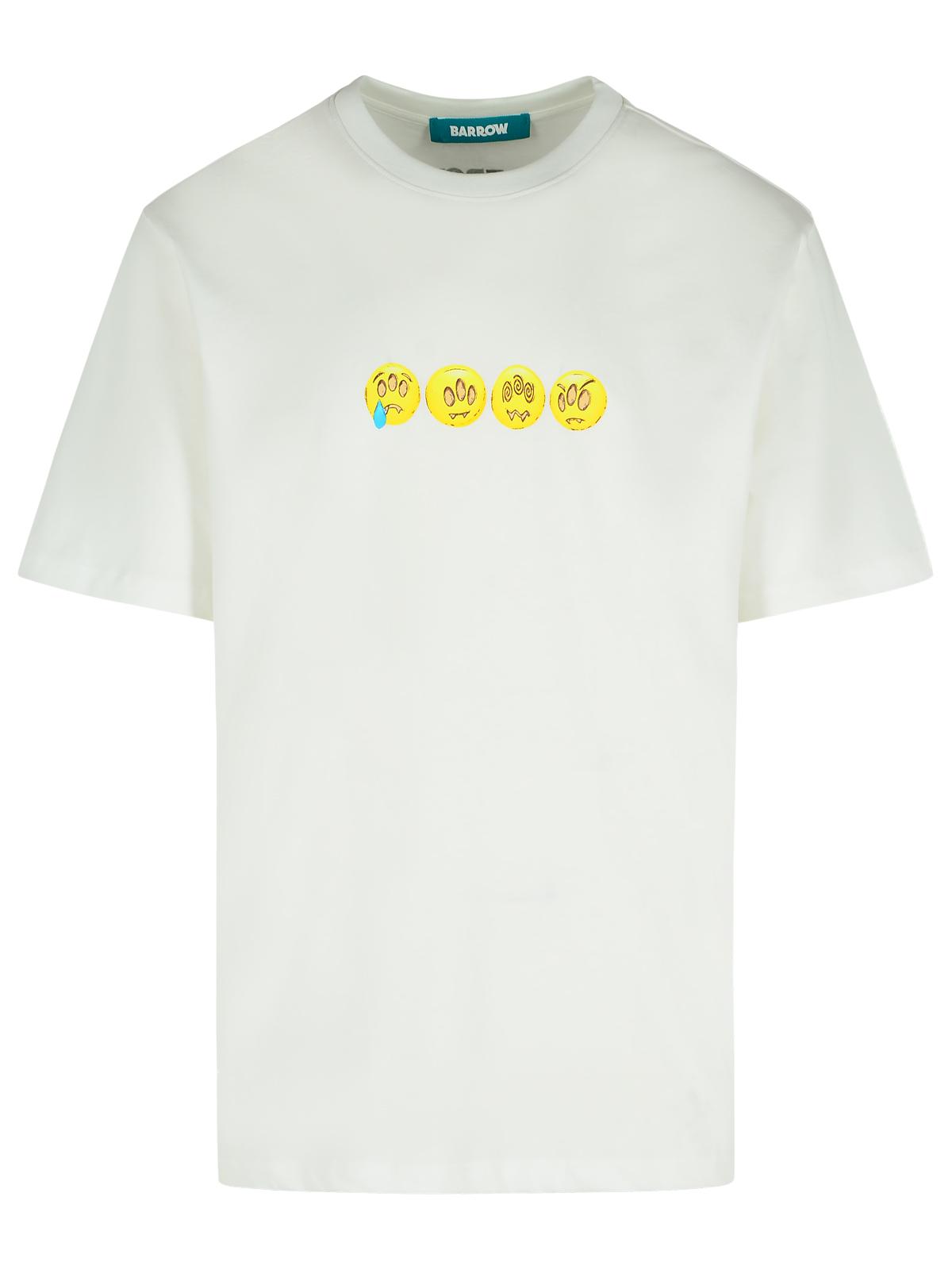 Barrow バローホワイトコットンTシャツ - Image 2