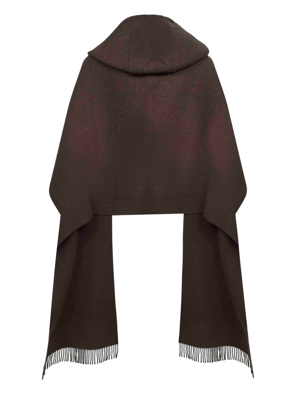 Brunello Cucinelliウールとカシミアフード付きスカーフ - Image 2