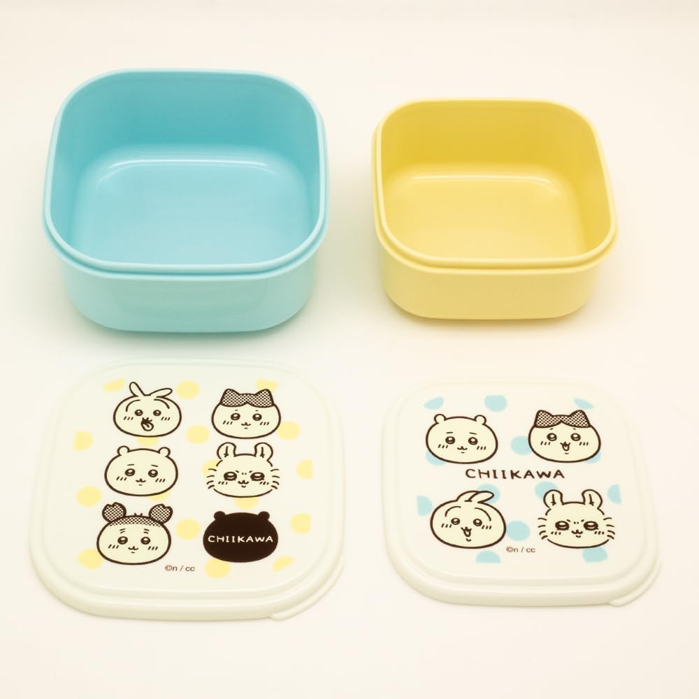 OSK Bento Box Sealing Container 2-Piece Set 910ml Chiikawa CKW No.5 Made in Japan Antibacterial SSP-22