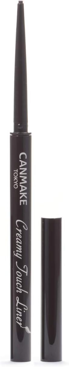 Can Make Creamy Touch Liner 03 Dark Brown Gel Eyeliner Smooth Adhesion Ultra Fine Core Long Lasting Package with monomoshop original logo