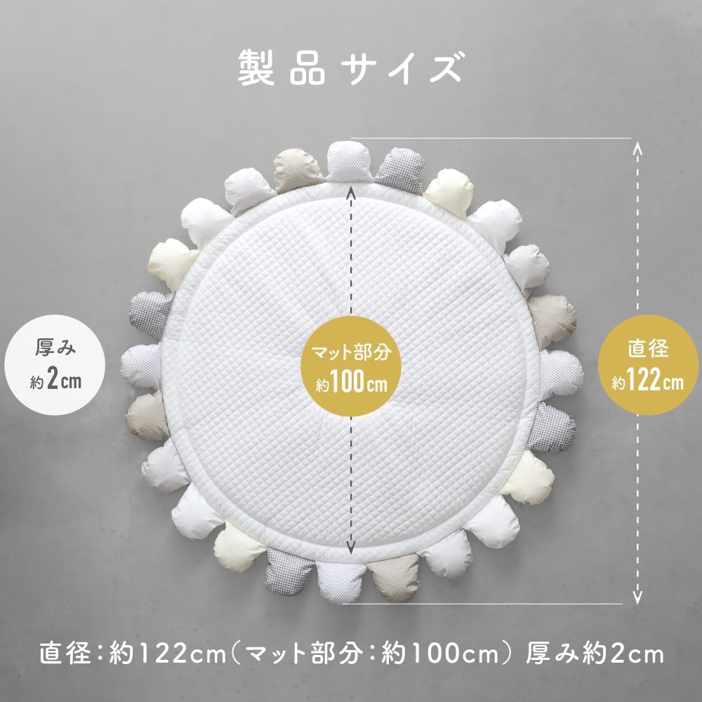 PuppaPupo Sunny Rag Mat [Flower]