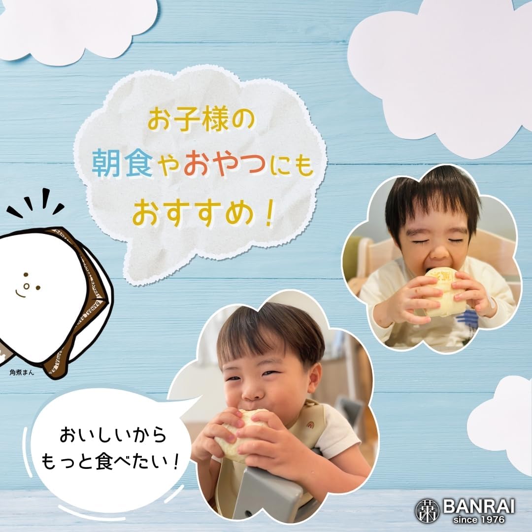 Manrai Steamed Buns with Braised Pork Belly 90g x 5-10 pieces, Kagoshima, Frozen, Local Specialty, Gourmet, Meat Bun, Pork Bun, Braised Pork, Individually Wrapped, Father's Day, Ochugen, Oseibo, Small