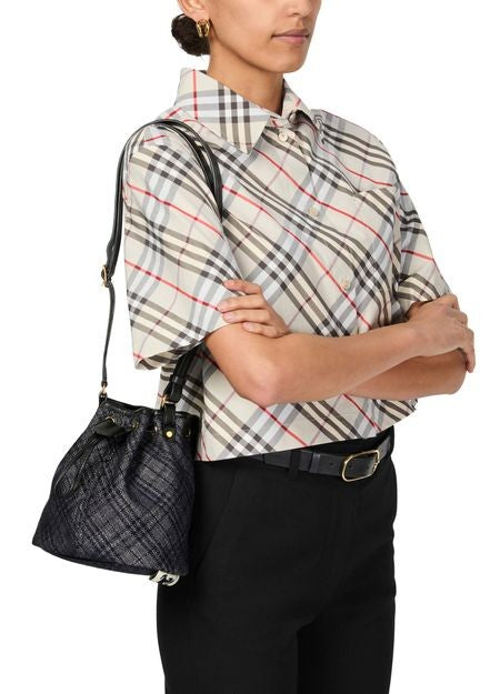 BURBERRY Check mini bucket bag - Image 2