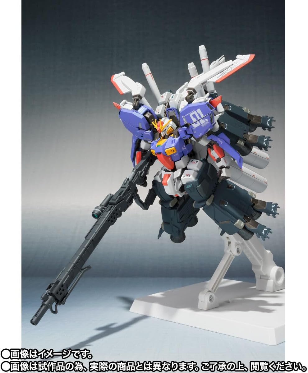 Metal Robot Spirits (Ka Signature) S Gundam Booster Unit Mounted Gundam Sentinel Painted Action Figure