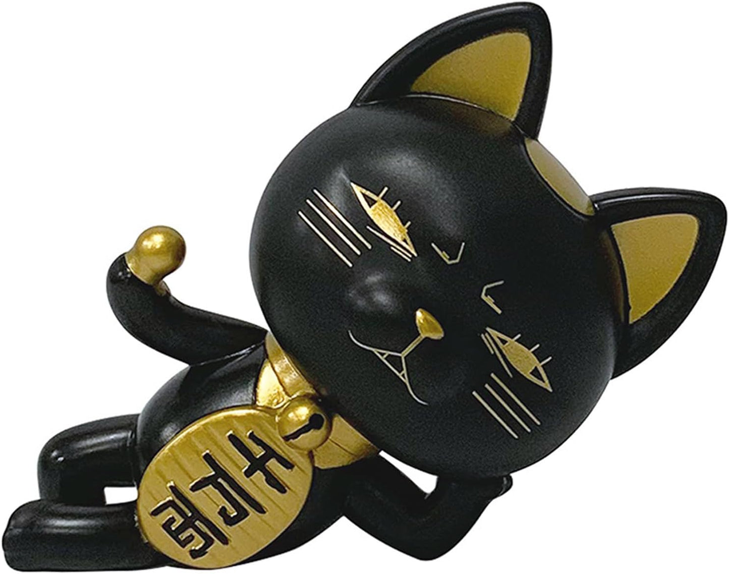 Wahatar Turbo Babaa Danda Dan Maneki Neko 3/7.1 inches (9/18 cm) Cute Painted Complete Figurine Tabletop Interior Car Figurine Decoration Cosplay Accessory Present Collector Doll Decoration (3.5