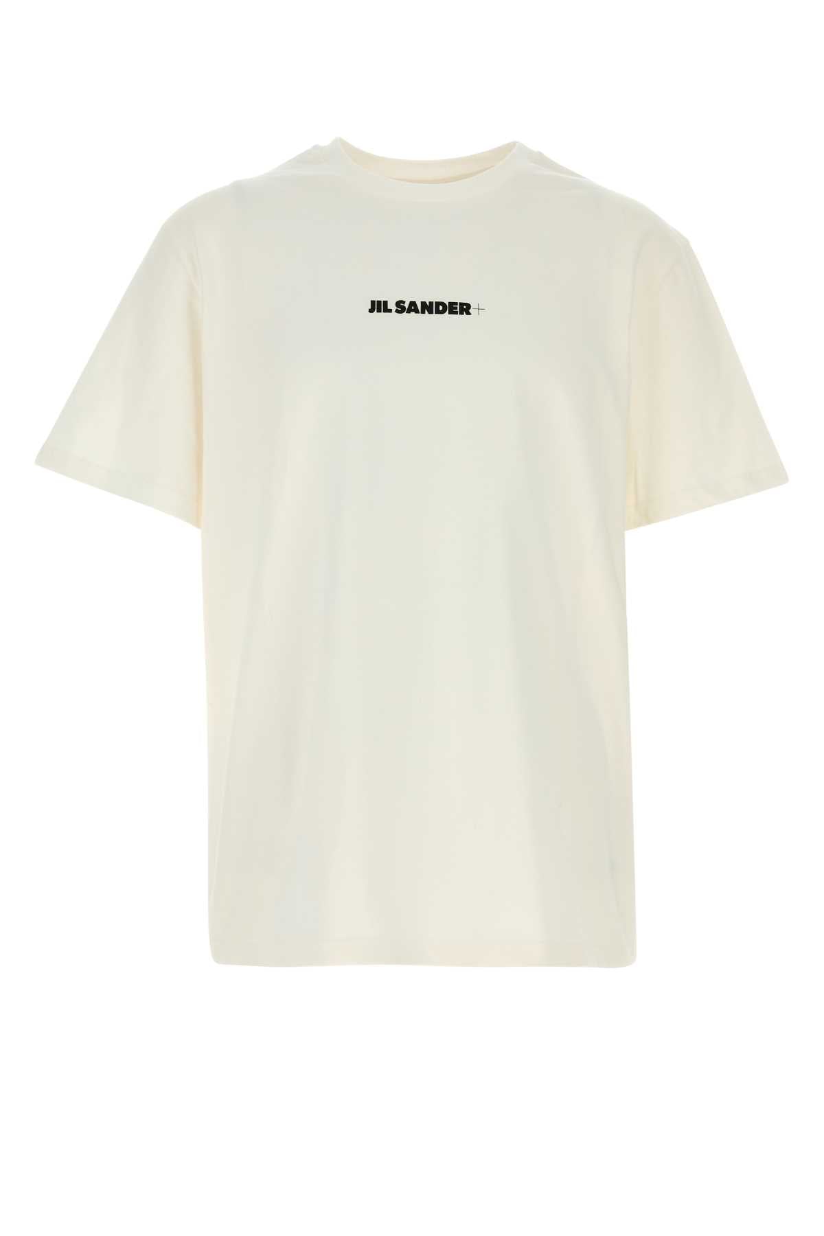 Jil ジルサンダーホワイトコットンTシャツ - Image 2