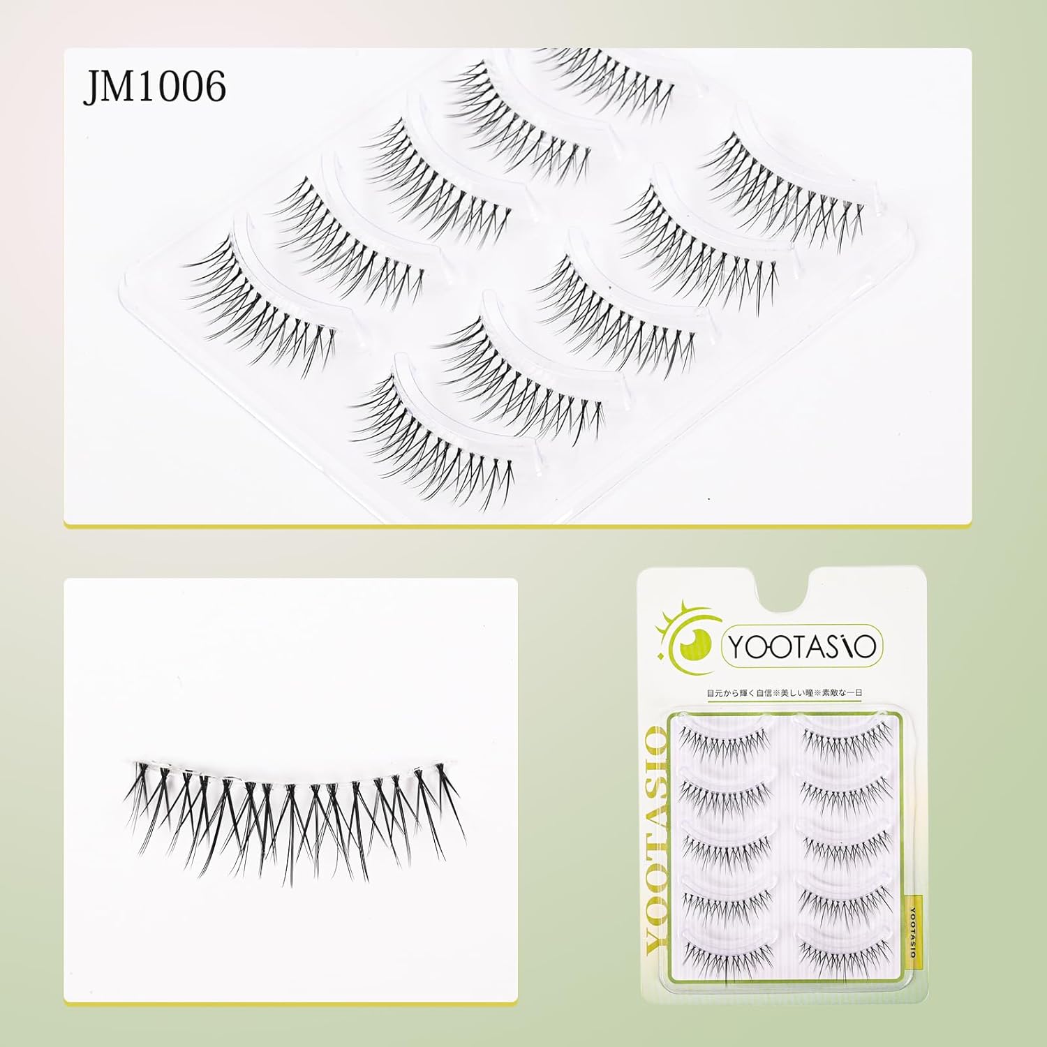 False Eyelashes, Natural False Eyelashes, Bunchy Eyelashes, Popular Eye Center, Bunching Eyelashes, Thin Transparent Axis Handmade False Eyelashes, Natural Idol Group Style Classic You
