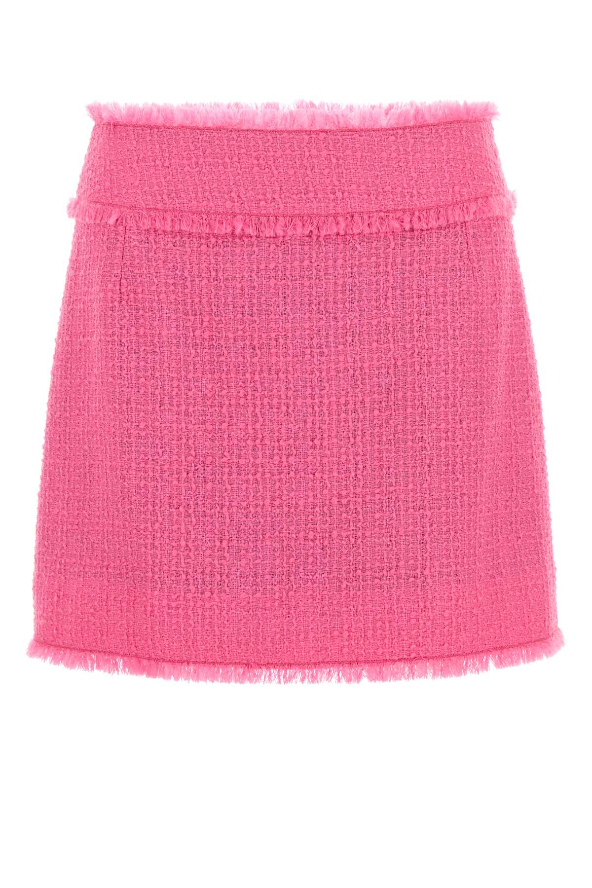 Dolce  Gabbana Dolce＆Gabbana Fuchsia Tweed Mini Skirt - Image 2