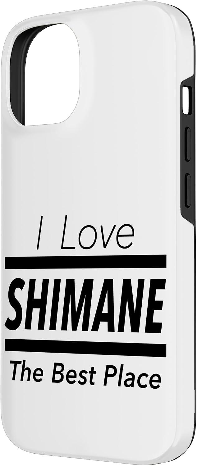 iPhone 14 I Love Shimane (I Love) JIMO-T [47 Prefectures] Jimoti Local Love Goods Travel Souvenir Funny Smartphone Case