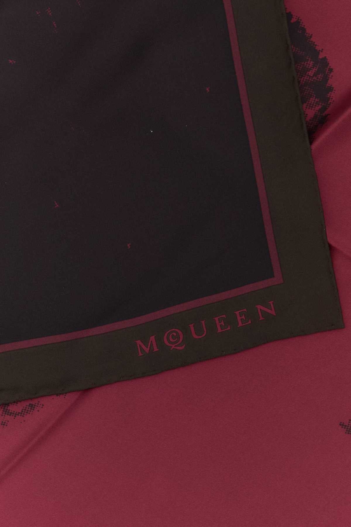 Alexander Mcqueen アレクサンダー・マックイーン印刷されたTwill Foulard - Image 2