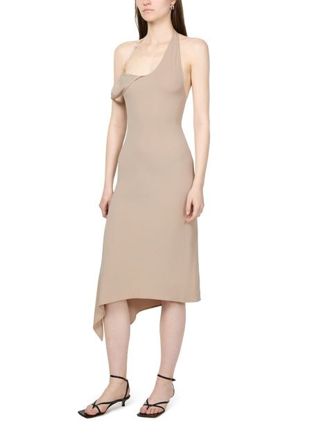 COURREGES アンドレスド クレープジャージー製 ロングドレス - Image 2