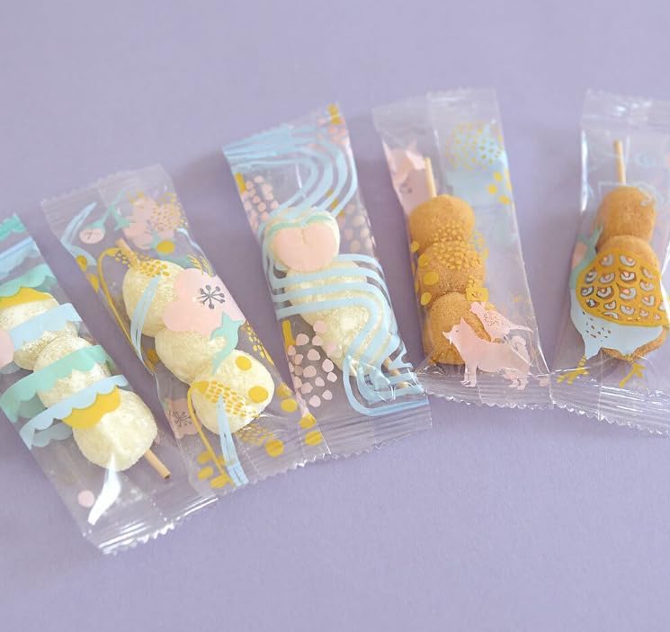 Tsuru no Tamago Honpo Plain, Kinako Kushi, Kibi Dango, 8 Skewers, Japanese Sweets, Souvenir, Gift, Okayama, Specialty Okayama, Kibi Dango