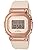Casio GM-S5600 Metal Covered LED Wristwatch, Pink beige × pink gold, Casual