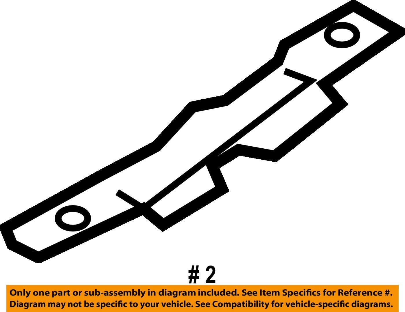 NISSAN Genuine Part Bracket Rear