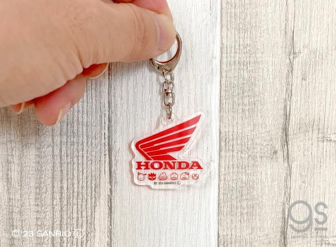 Hadanbui x Super Cub Acrylic Keychain Logo Character Sanrio Super Cub Honda Cute Collaboration Brand gs Official Goods LCK061