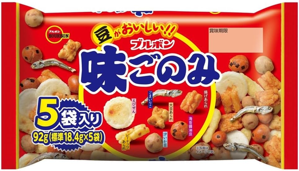 Bourbon Ajigonomi 5 Pack 92g