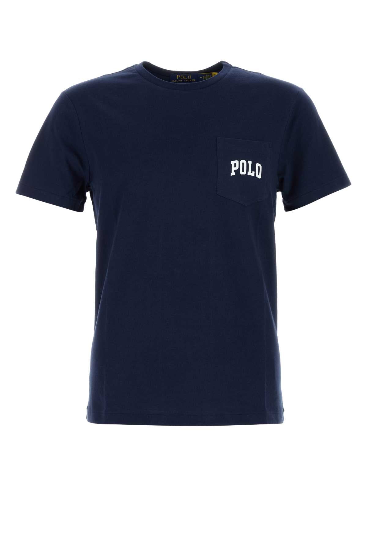 Polo ポロ ラルフローレン ネイビー ブルー コットン T シャツ - Image 2